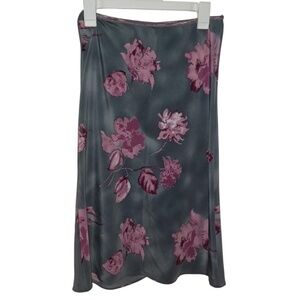 vintage Charlotte Russe floral midi skirt